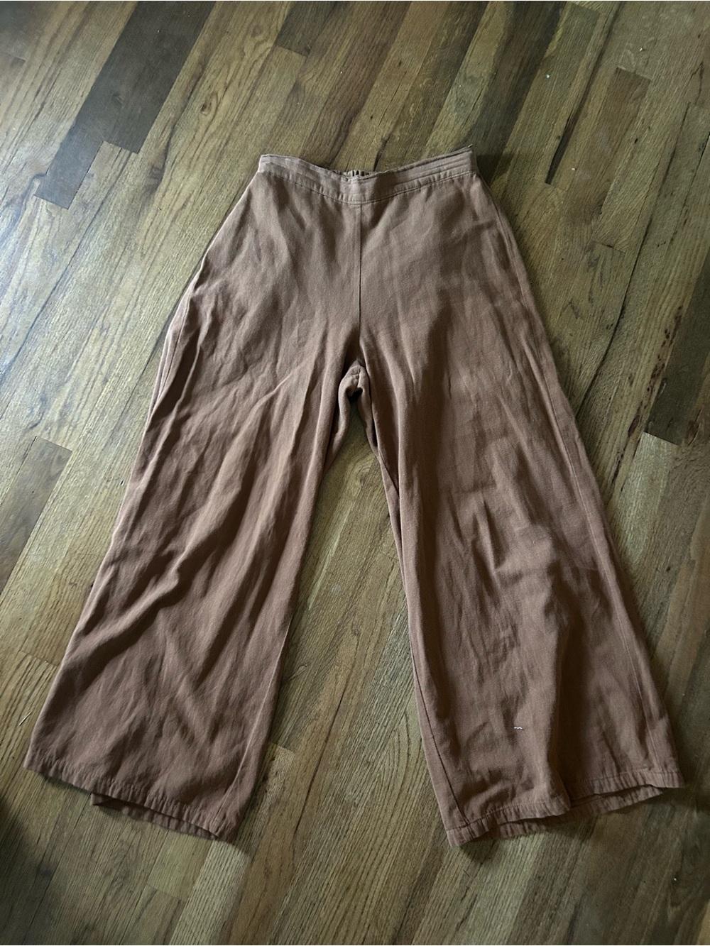 High-Rise Wide Leg Pants in Caramel